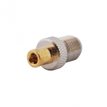 F Jack Female to SMB Plug Male Adapter Straight