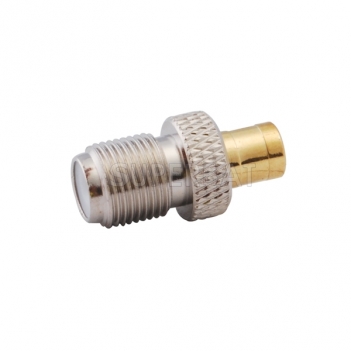 F Jack Female to SMB Plug Male Adapter Straight