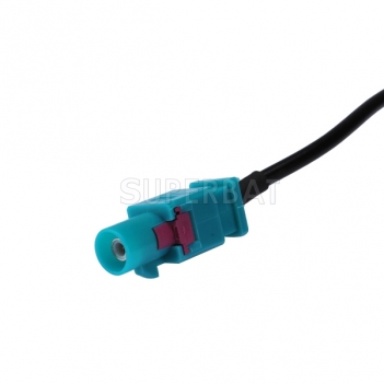 FAKRA male connector with FAKRA for RG174 cable,cable assembly ,patch cord ,pigtail