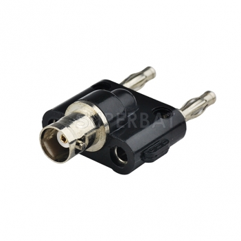 BNC Jack Female to Banana Plug Male Adapter U-Shape