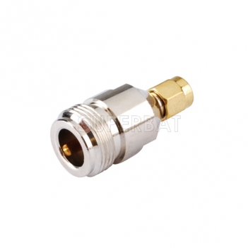 N Jack Female to RP SMA Plug Female Adapter Straight