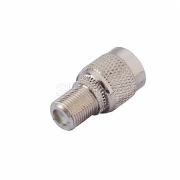 F Jack Female to TNC Plug Male Adapter Straight