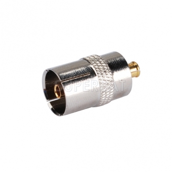 MCX Plug Male to TV Jack Female Adapter Straight