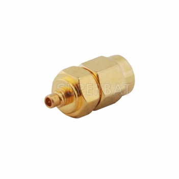 MMCX Plug Male to SMA Plug Male Adapter Straight