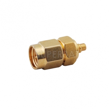 MMCX Plug Male to SMA Plug Male Adapter Straight