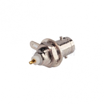 Mini BNC Jack Female Connector Straight Bulkhead Solder