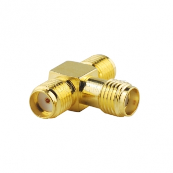 Superbat RF connector adapter SMA Jack to 2 SMA Jack Female 3 way RF Coaxial Adapter