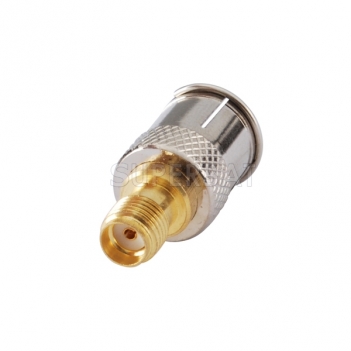 F Plug Male to SMA Jack Female Adapter Straight