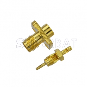SMA Female 4 Hole Flange Panel Connector for 1.13 Cable