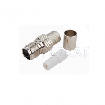 RP TNC Jack with Male pin Connector Straight Crimp LMR-400