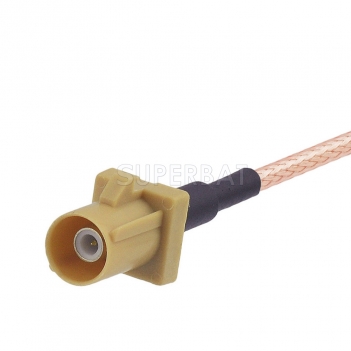 Custom RF Cable Assembly FAKRA Plug Straight pigtail cable Using RG316 RG174 LMR100 Coax