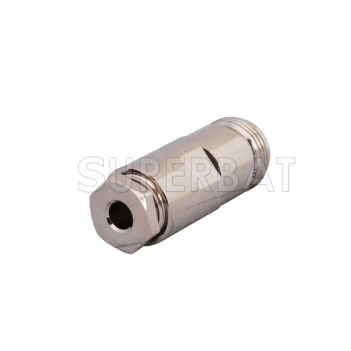 N Jack Female Straight Clamp Coaxial Connector for LMR195 Cable