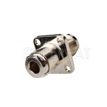 TNC Jack Female Connector Straight 4 Hole Flange Clamp LMR-195