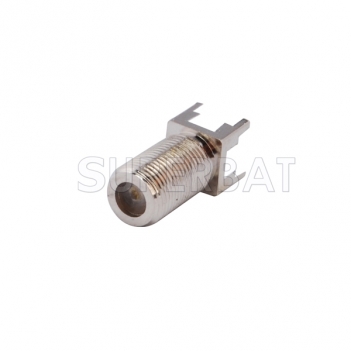 F Jack Female Connector Straight Solder