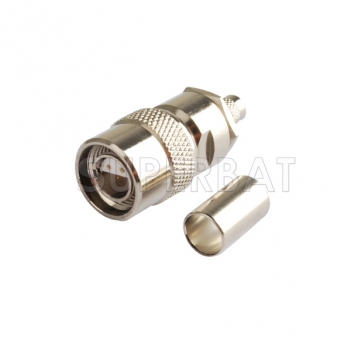 TNC Plug Male Connector Straight Crimp LMR-240