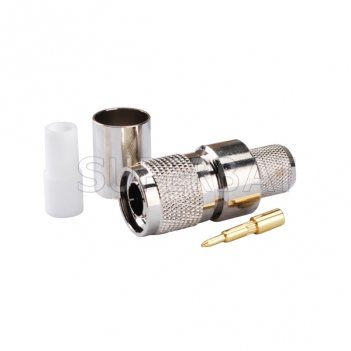 TNC Plug Male Connector Straight Crimp LMR-400