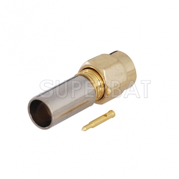 Superbat RF SMA Connector Crimp male Plug Connector for LMR200 Cable