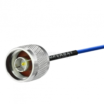 Custom RF Cable Assembly N Plug Straight Semirigid Using RG405 .086" Coax cable