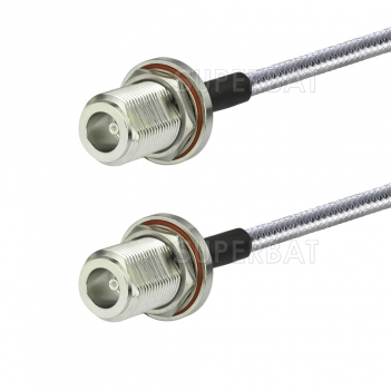 High quality 0.250 inch semi rigid coaxial RF cable N Jack with O-ring to N Jack with O-ring