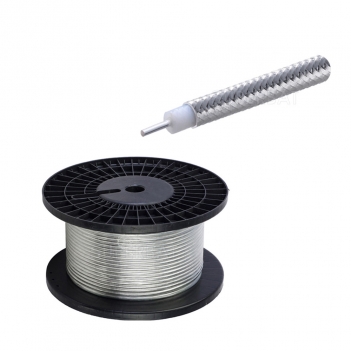 Superbat Diameter With Tinned Copper Braid Conductor Outer 0.250 Cable Conductor Semi Rigid Coax Cable /1 Meter
