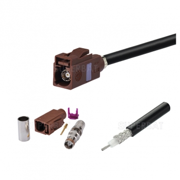 GPS glonass Antenna cable/GSM antenna extension cable/SMA cable: FAKRA male straight to SMA female straight with RG58