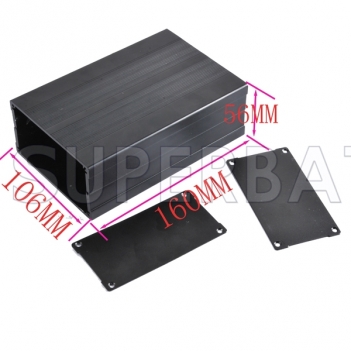 Aluminum Enclosure Case Split Body 106mm*56mm*160mm（W*H*L）