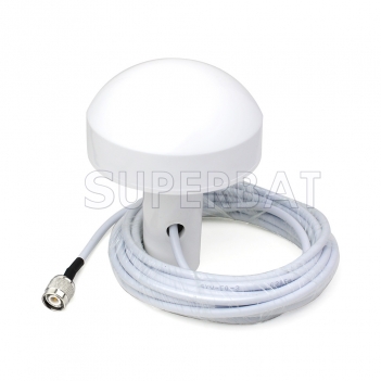 Superbat GPS Marine Navigation Antenna 5meter with TNC male plug for Furuno GPS receiver