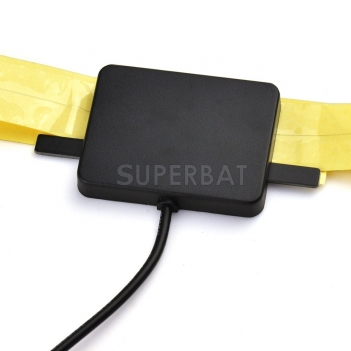 Superbat DAB active antenna Patch Aerial,Glass Mount DAB Patch Antenna with SMA male