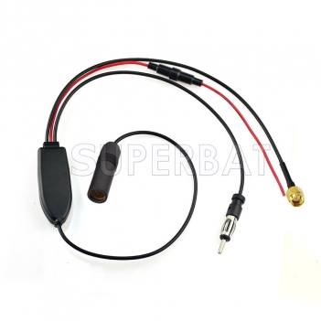 FM/AM to FM/AM/DAB car radio aerial converter/splitter with SMA Connector for AutoDAB