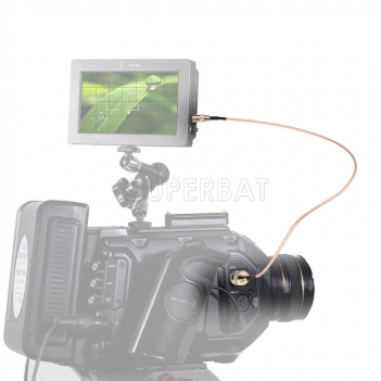 HD sdi cable HD-SDI camera cable for Blackmagic BMCC/BMPCC Video Assist 4K Transmissions 30cm