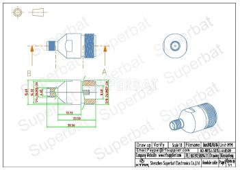 N Jack Female to SMA Jack Female Adapter Straight