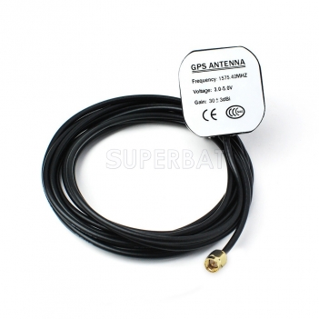 GPS active Antenna with SMA plug connector RG174