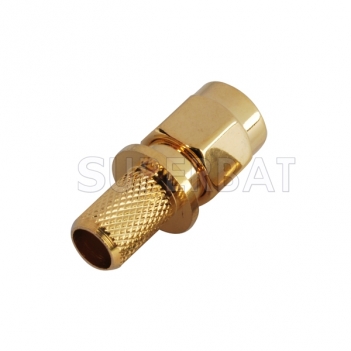 50 Ohm SMA Male Plug Straight Crimp Connector for LMR240