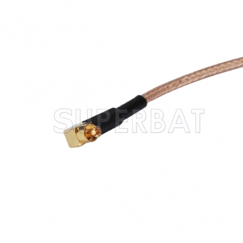 RF cable assembly MC-Card Plug right angle to N male pigtail RG316 Wireless LAN Devices