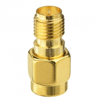 SMA Plug Male to RP SMA Jack Male Adapter Straight