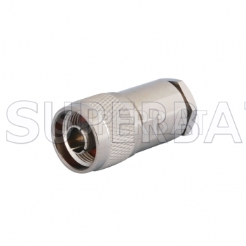 N Plug Male Straight Clamp Connector for RG213 Cable