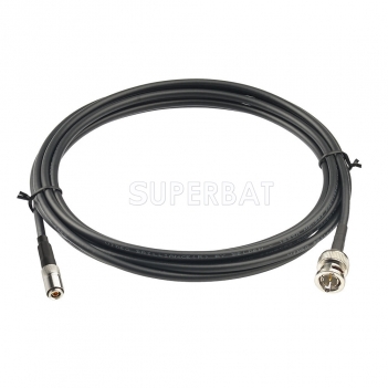 Superbat 10 feet BNC Male to DIN 1.0/2.3 Plug 75 Ohm 3G 6G HD SDI Vedio Camera Cable (Belden 1855A)