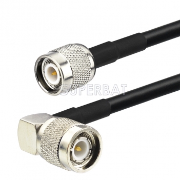 TNC Male to TNC Male Right Angle KSR195 5 Meter GPS Antenna cable for Trimble 41300 GPS Antenna