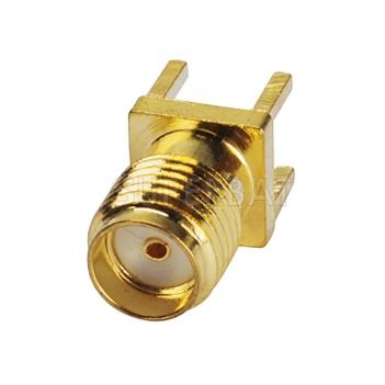 Superbat SMA female jack straight vertical mount PCB thru hole Gold plating