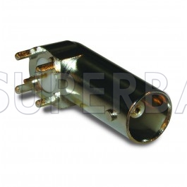 Superbat 75 Ohm BNC Right Angle PCB Jack Female Connector