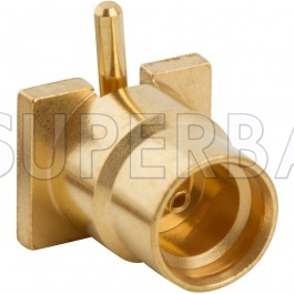 MMCX Jack Straight 50 Ohm PCB Connector With Gold Plated