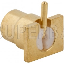 MMCX Jack Straight 50 Ohm PCB Connector With Gold Plated