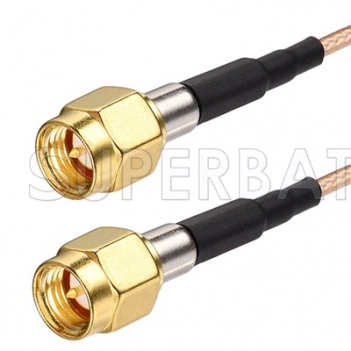 SMA Male to SMA Male Cable Using RG178 Coax Cable for GPS wireless LAN telecommunication