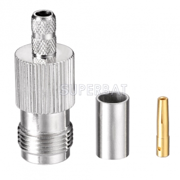 TNC Jack Female Connector Straight Crimp LMR-195