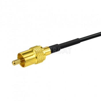 RCA Straight Plug to SMA Straight Plug RG174 100cm