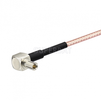 SMA BulkHead Jack to TS-9 Right Angle Plug to TS-9 Right Angle Plug RG316 15cm