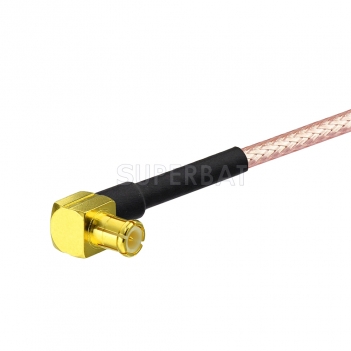 MCX Right Angle Plug to SMA Straight Jack RG316 30cm