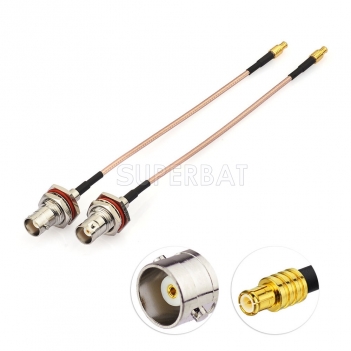 Straight MCX male to BNC female pigtail cable for RTL-SDR dongles, Newsky TV28T