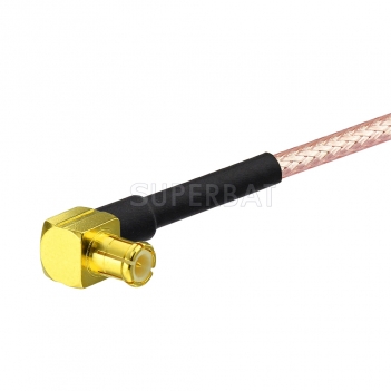 MCX Right Angle Plug to MCX Right Angle Plug RG316 22cm