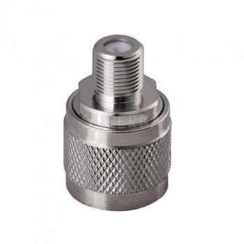 N male plug to F female jack RF coaxial adapter connector Zinc Alloy